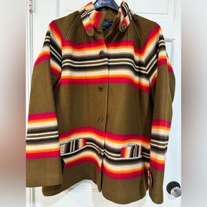 Women’s Pendleton Coat- wool - size XXL